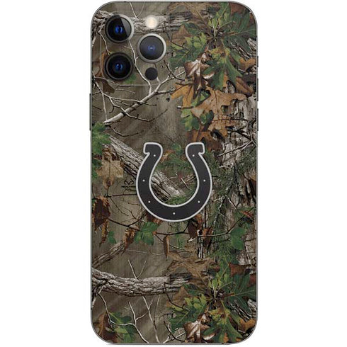 NFL Indianapolis Colts Realtree Xtra Green Camo iPhone 12 Pro Skin